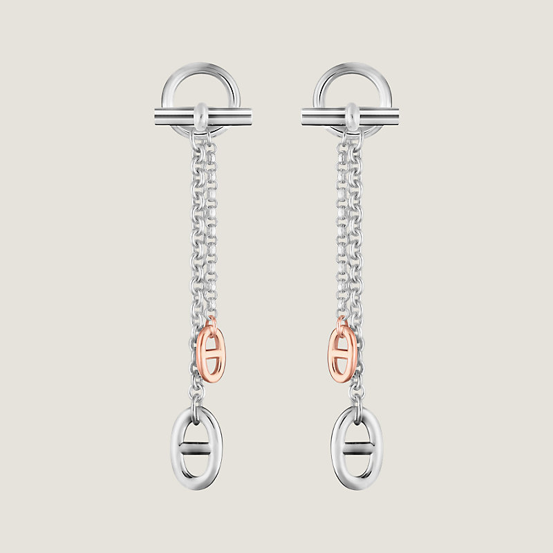 Boutons d'oreilles Farandole, moyen modèle | Hermès France